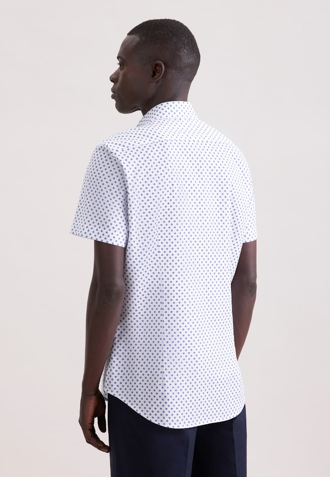 Slim Chemise d'affaires Imprimé dans Bleu Moyen | Boutique en ligne Seidensticker