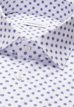 Slim Business shirt Print in Mittelblau |  Seidensticker Onlineshop