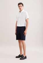 Shaped Chemise en lin Uni in Blanc |  Seidensticker Onlineshop