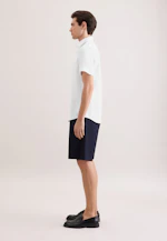 Shaped Chemise en lin Uni in Blanc |  Seidensticker Onlineshop