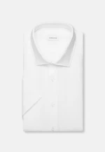 Shaped Chemise en lin Uni in Blanc |  Seidensticker Onlineshop