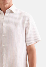 Shaped Chemise en lin Rayures in Beige |  Seidensticker Onlineshop