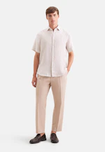 Shaped Chemise en lin Rayures in Beige |  Seidensticker Onlineshop