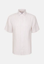 Shaped Chemise en lin Rayures in Beige |  Seidensticker Onlineshop