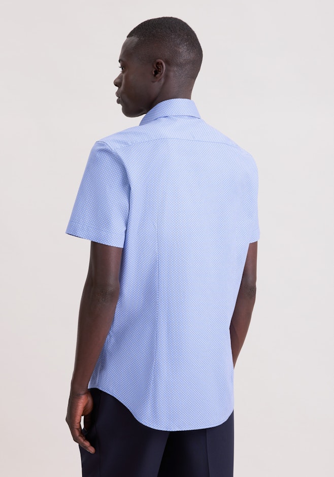 Slim Chemise d'affaires Imprimé dans Bleu Moyen | Boutique en ligne Seidensticker