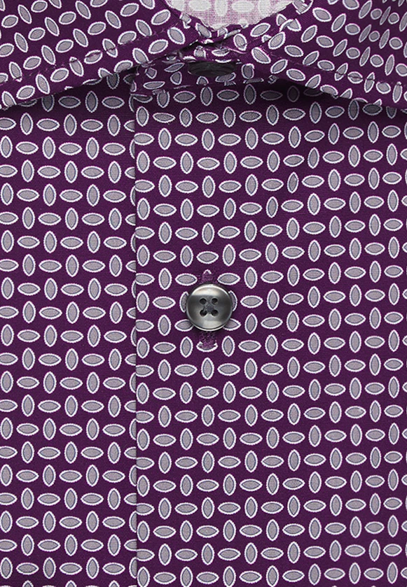Regular Business shirt Print in Lila |  Seidensticker Onlineshop