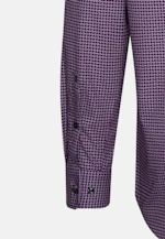 Regular Business shirt Print in Lila |  Seidensticker Onlineshop