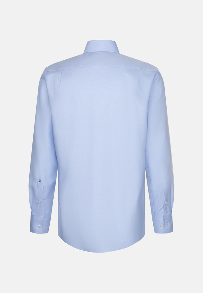 Regular Business shirt Structure in Mittelblau | Seidensticker online shop