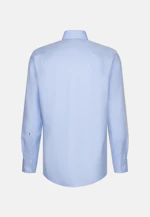 Regular Business Hemd Struktur in Mittelblau |  Seidensticker Onlineshop