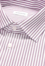 Regular Business Hemd Gestreift in Lila |  Seidensticker Onlineshop