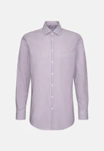 Regular Business Hemd Gestreift in Lila |  Seidensticker Onlineshop