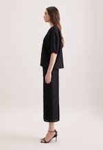 Oversized Shirt aus Spitze in Schwarz |  Seidensticker Onlineshop