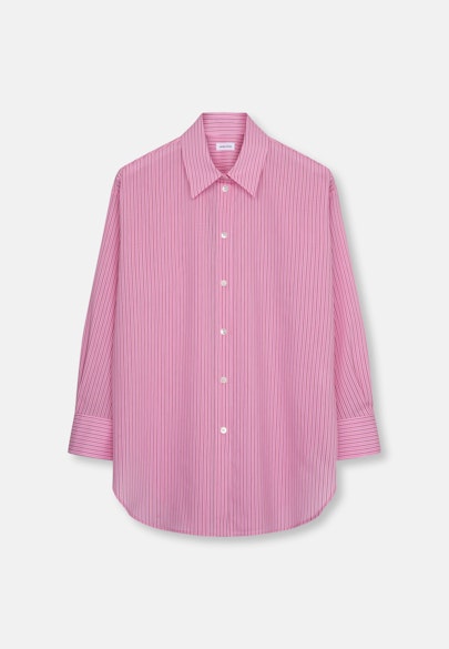 Oversized Hemdbluse mit tiefer Passe in Rosa |  Seidensticker Onlineshop
