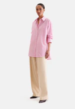 Oversized Hemdbluse mit tiefer Passe in Rosa |  Seidensticker Onlineshop