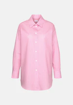 Oversized Hemdbluse mit tiefer Passe in Rosa |  Seidensticker Onlineshop