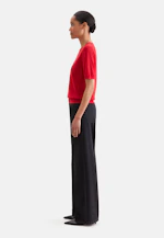 Chemise tricotée légère en laine et soie in Rouge |  Seidensticker Onlineshop