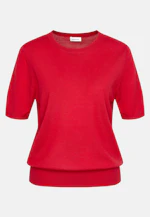 Lightweight knitted shirt made of wool and silk in Rot |  Seidensticker Onlineshop
