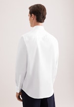 Relaxed Business Hemd Uni in Weiß |  Seidensticker Onlineshop