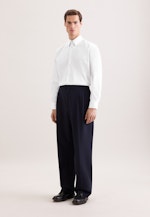 Relaxed Business Hemd Uni in Weiß |  Seidensticker Onlineshop