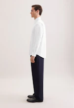 Relaxed Chemise d'affaires Uni in Blanc |  Seidensticker Onlineshop