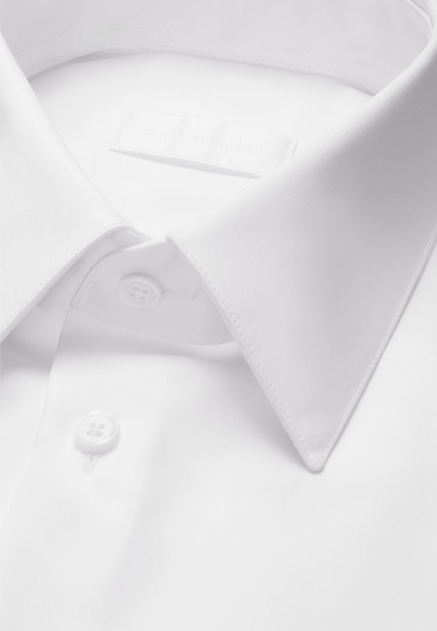 Relaxed Business Hemd Uni in Weiß |  Seidensticker Onlineshop