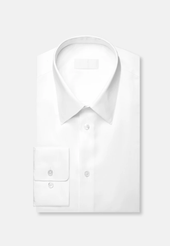 Relaxed Chemise d'affaires Uni dans Blanc | Boutique en ligne Seidensticker