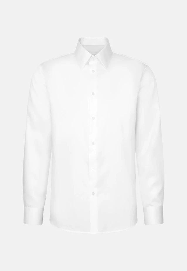 Relaxed Business Hemd Uni in Weiß |  Seidensticker Onlineshop