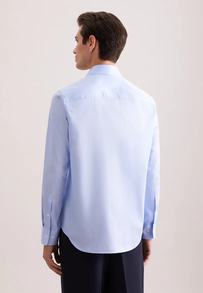 Relaxed Business shirt Uni in Hellblau | Seidensticker Onlineshop