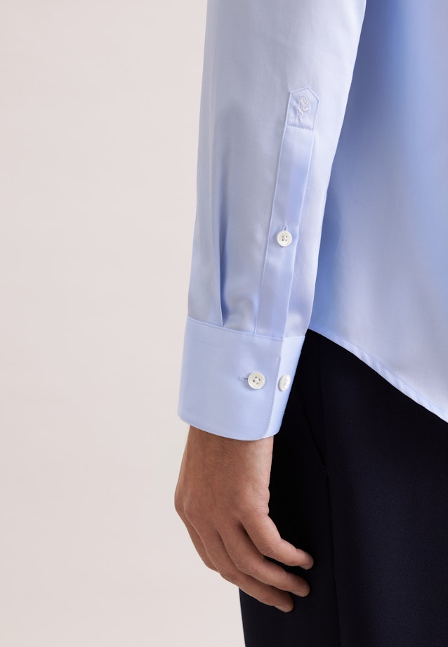 Relaxed Business Hemd Uni in Hellblau |  Seidensticker Onlineshop