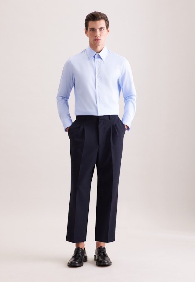 Relaxed Business Hemd Uni in Hellblau |  Seidensticker Onlineshop
