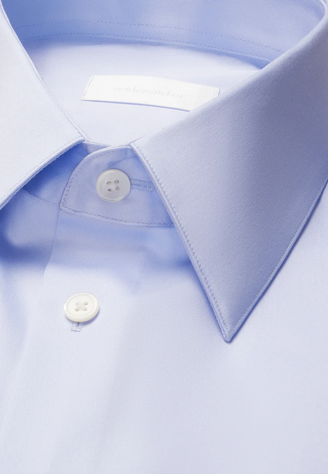 Relaxed Chemise d'affaires Uni dans Bleu Clair | Boutique en ligne Seidensticker