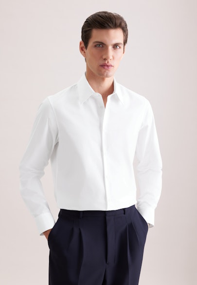 Straight Chemise d'affaires Uni in Blanc | Seidensticker Onlineshop
