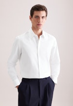 Straight Business Hemd Uni in Weiß |  Seidensticker Onlineshop