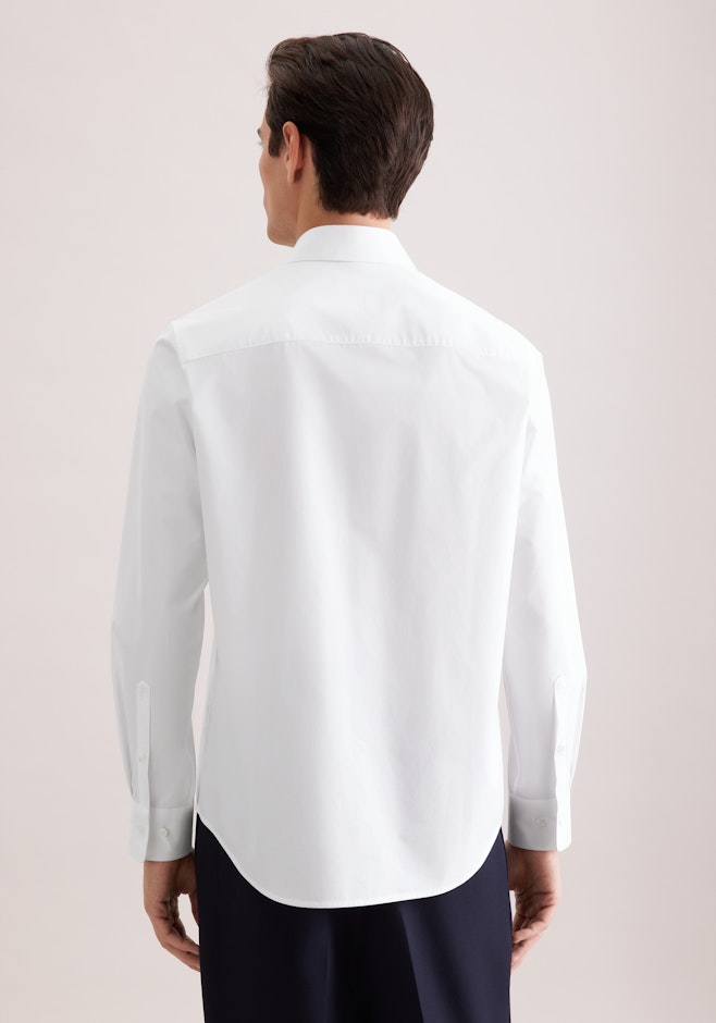 Straight Business Hemd Uni in Weiß | Seidensticker Onlineshop