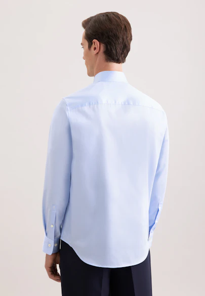Straight Chemise d'affaires Uni in Bleu Clair | Seidensticker Onlineshop