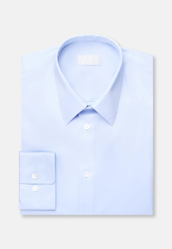 Straight Business shirt Uni in Hellblau | Seidensticker online shop