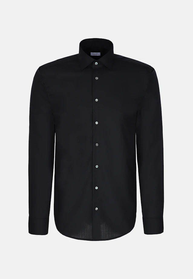 Regular Business shirt Uni in Dunkelblau |  Seidensticker Onlineshop