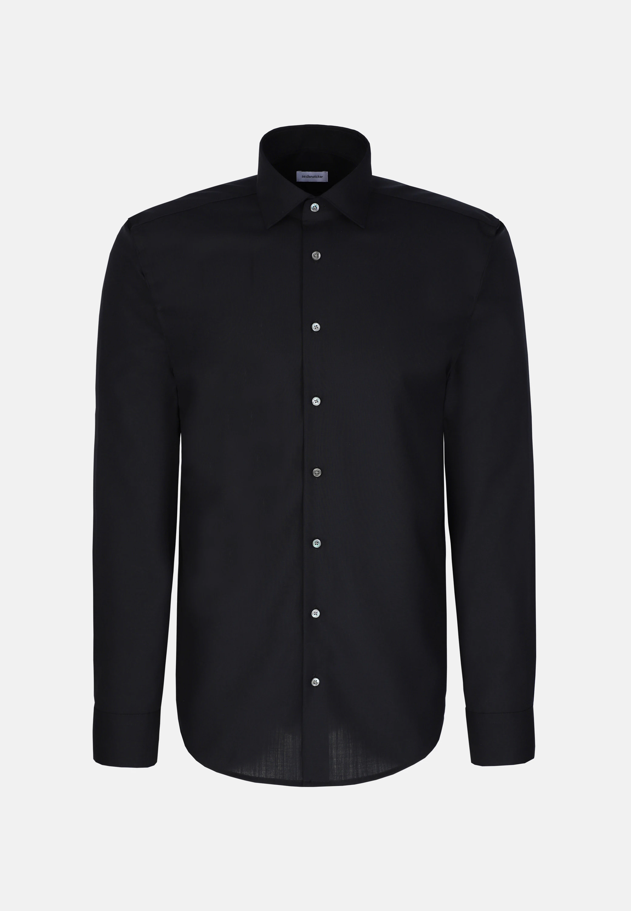 Regular Business Hemd Uni Blau 44
