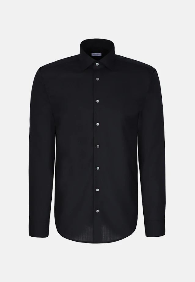 Regular Business shirt Uni in Dunkelblau |  Seidensticker Onlineshop