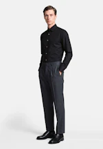 Regular Business shirt Uni in Schwarz |  Seidensticker Onlineshop