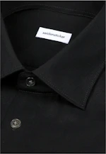 Regular Business shirt Uni in Schwarz |  Seidensticker Onlineshop