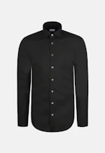 Regular Business Hemd Uni in Schwarz |  Seidensticker Onlineshop