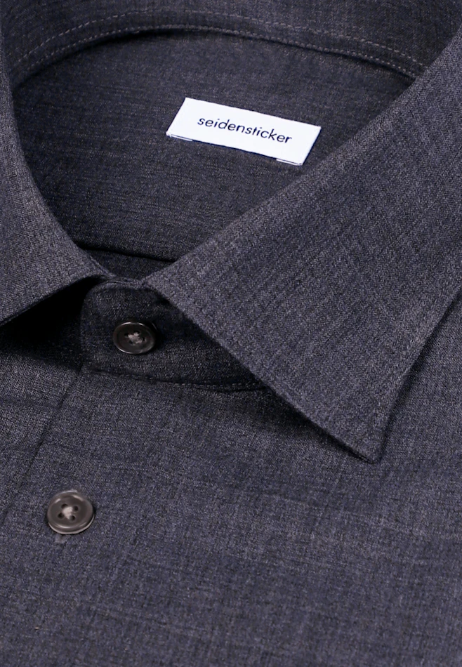 Regular Business Hemd Uni in Grau | Seidensticker Onlineshop