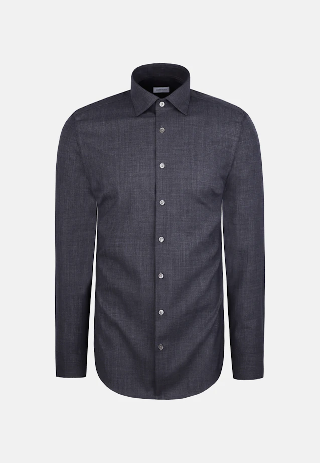 Regular Business Hemd Uni in Grau |  Seidensticker Onlineshop