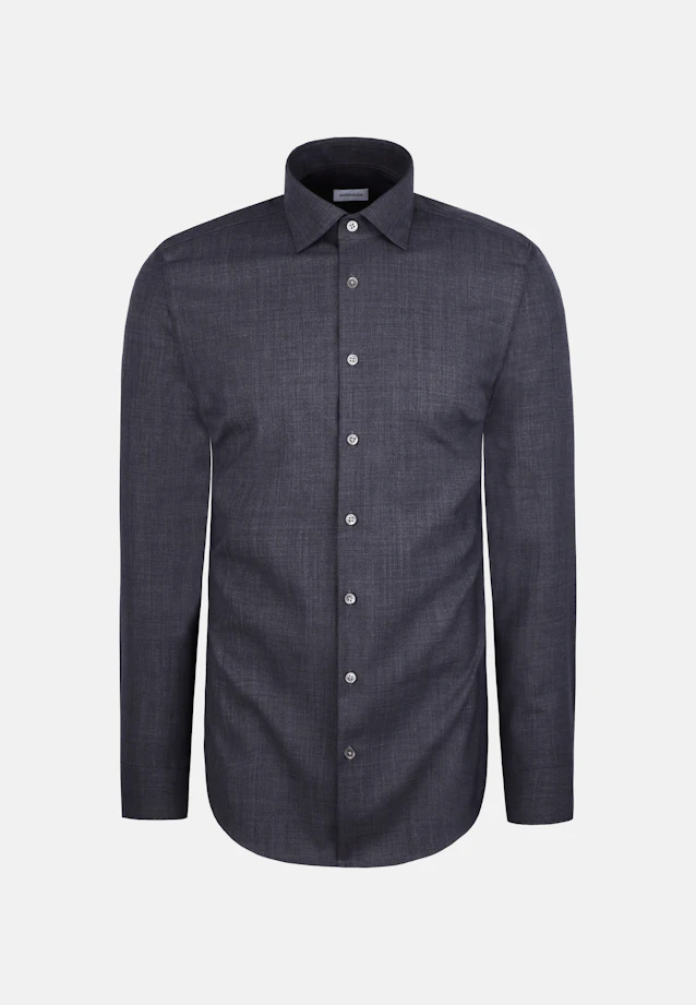 Regular Business shirt Uni in Grey |  Seidensticker Onlineshop