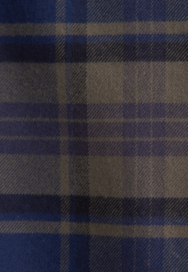 Regular Casual shirt Check in Grün |  Seidensticker Onlineshop