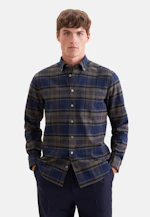 Regular Casual shirt Check in Grün |  Seidensticker Onlineshop