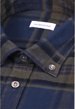 Regular Casual shirt Check in Grün |  Seidensticker Onlineshop