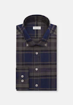 Regular Casual shirt Check in Grün |  Seidensticker Onlineshop