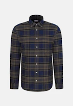 Regular Casual shirt Check in Grün |  Seidensticker Onlineshop